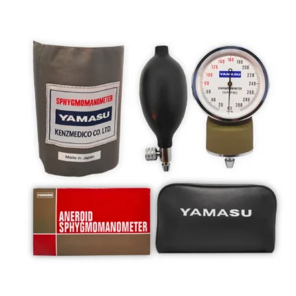YAMASU Aneroid Sphygmomanometer, Manual Blood Pressure Machine 500CE,(Made in Japan)